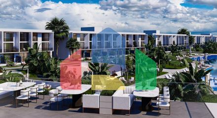 Квартира 2+1 (112 м2) Duplex с балконом  (12 м2 )в новом комплексе в Боазе 