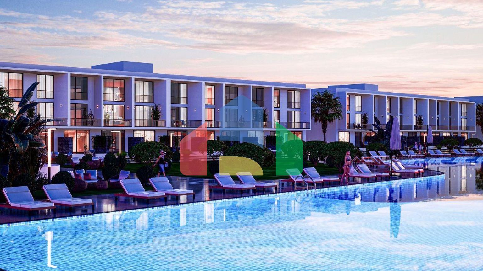 Квартира 3+1 Duplex (174 м2) с балконом  (29 м2) в новом комплексе в Боазе 