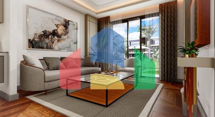 Квартира 1+1 ( 105 м2) в 150 метрах от песчаного пляжа