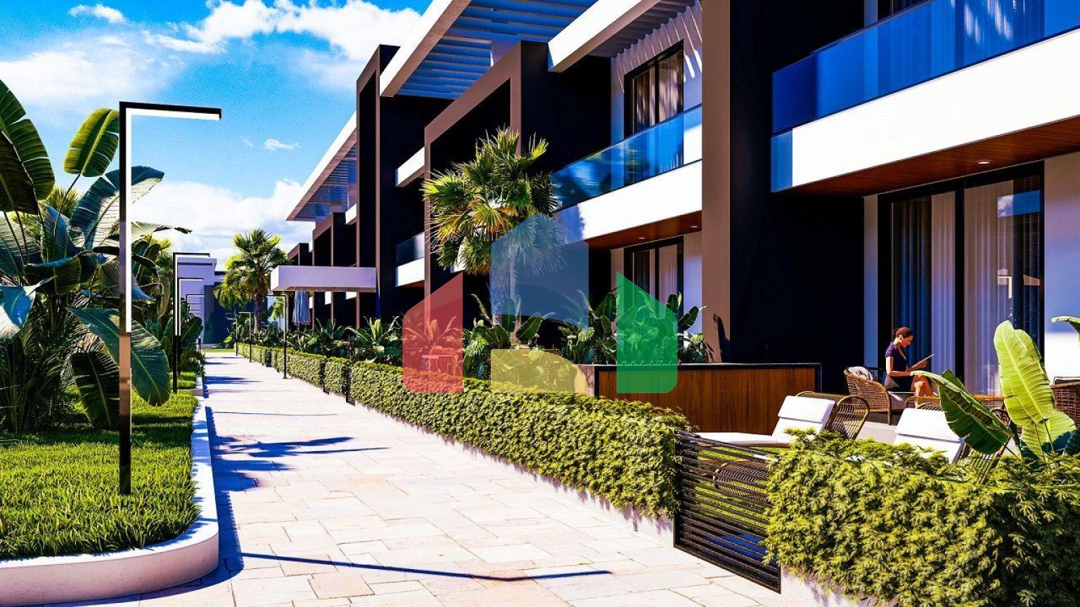 Квартира 1+1 Loft (85 м2) в 150 метрах от песчаного пляжа