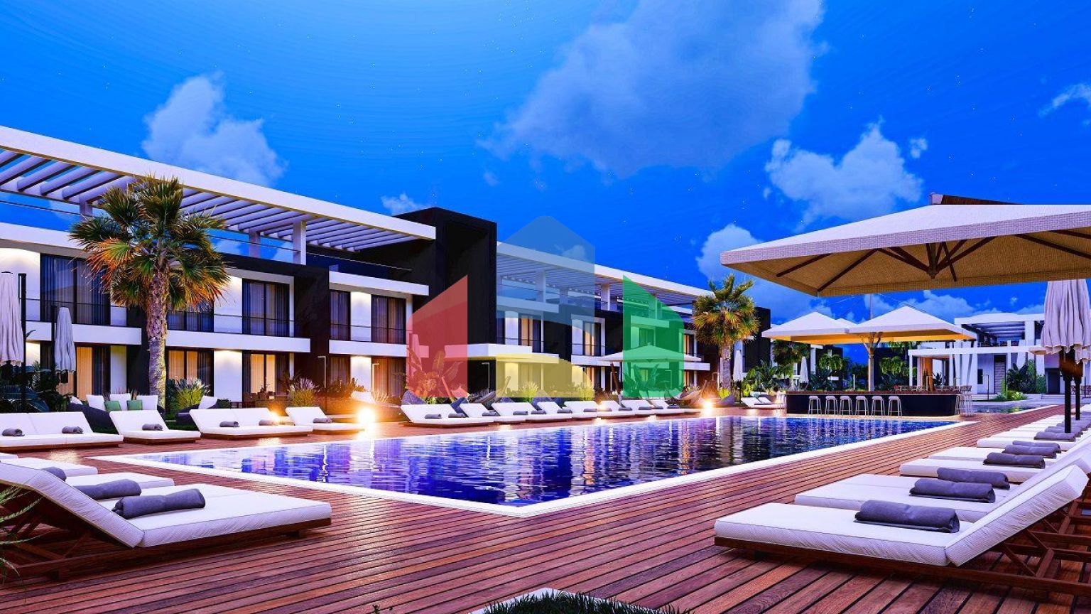 Квартира 1+1 Loft (85 м2) в 150 метрах от песчаного пляжа