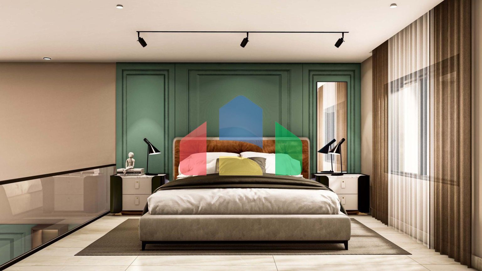 Квартира 1+1 Loft (85 м2) в 150 метрах от песчаного пляжа