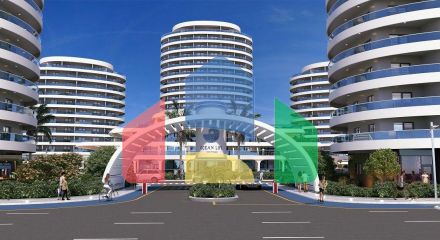 Квартира 1+1 (86 м2) с террасой в элитном комплексе в  800 м от пляжа long beach