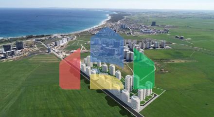 Квартира 1+1 (86 м2) с террасой в элитном комплексе в  800 м от пляжа long beach