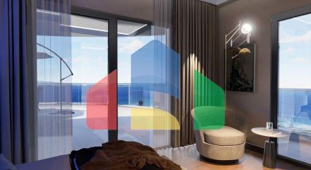 Квартира 2+1 ( 125м2) с террасой в элитном комплексе в 800 м от пляжа long beach