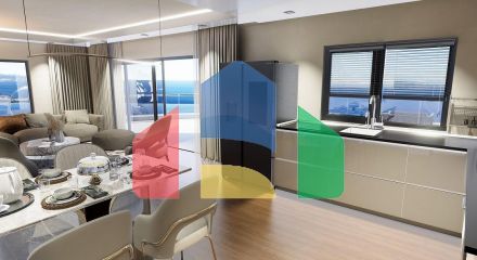 Квартира 2+1 ( 125м2) с террасой в элитном комплексе в 800 м от пляжа long beach