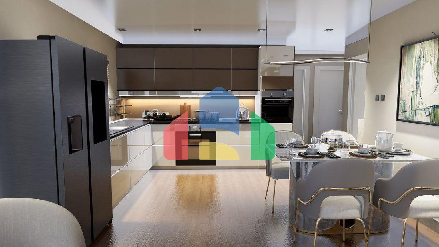 Квартира 2+1 ( 125м2) с террасой в элитном комплексе в 800 м от пляжа long beach