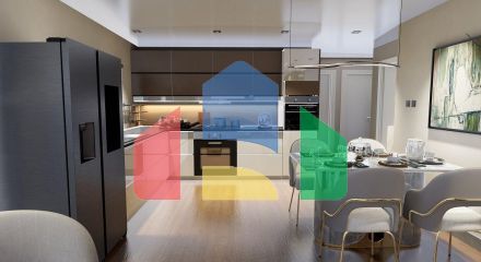 Квартира 2+1 ( 125м2) с террасой в элитном комплексе в 800 м от пляжа long beach