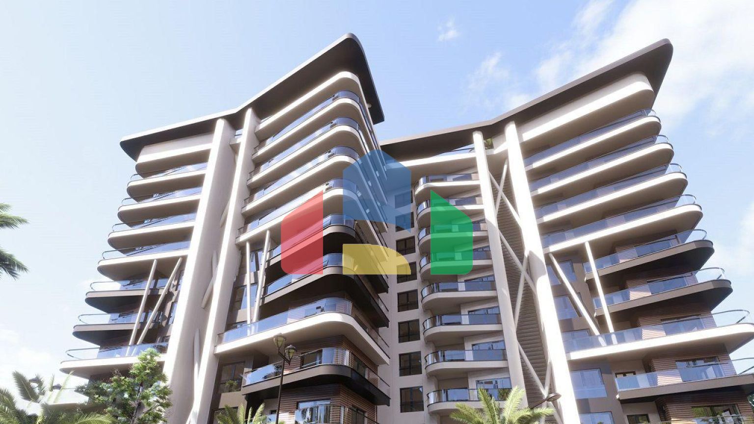 Двухкомнатная квартира 64 м2 в 450 метрах от пляжа 