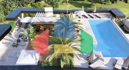 Apartment 2 + 1 84m2 with a balcony of 8 m2 450 meters from the beach 