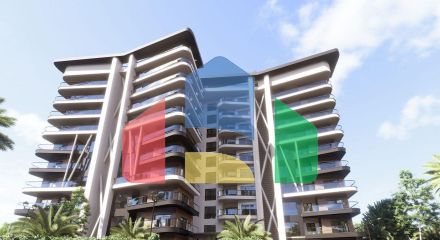 Квартира 2+1 84м2 c балконом 8 м2  в 450 метрах от пляжа 