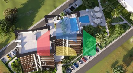 Квартира 2+1 Loft 84 м2 в 450 метрах от пляжа 