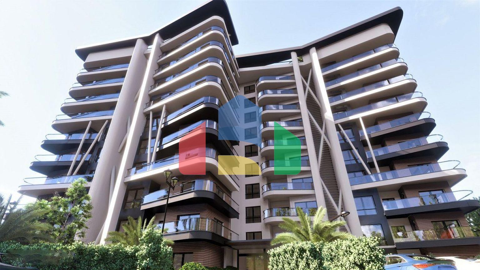 Квартира 2+1 Loft 84 м2 в 450 метрах от пляжа 