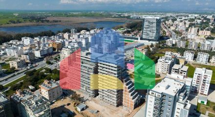 Двухкомнатная квартира 84 м2 с террасой 21 м2 в центре Фамагусты