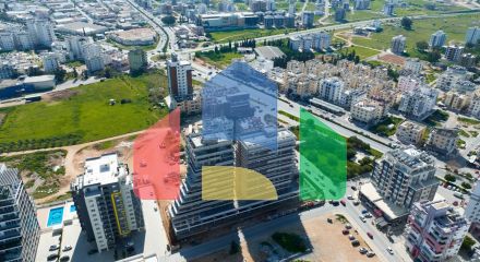 Двухкомнатная квартира 84 м2 с террасой 21 м2 в центре Фамагусты