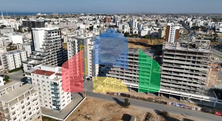 Двухкомнатная квартира 84 м2 с террасой 21 м2 в центре Фамагусты