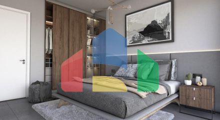 Двухкомнатная квартира 84 м2 с террасой 21 м2 в центре Фамагусты