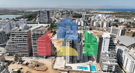 Двухкомнатная квартира 84 м2 с террасой 21 м2 в центре Фамагусты