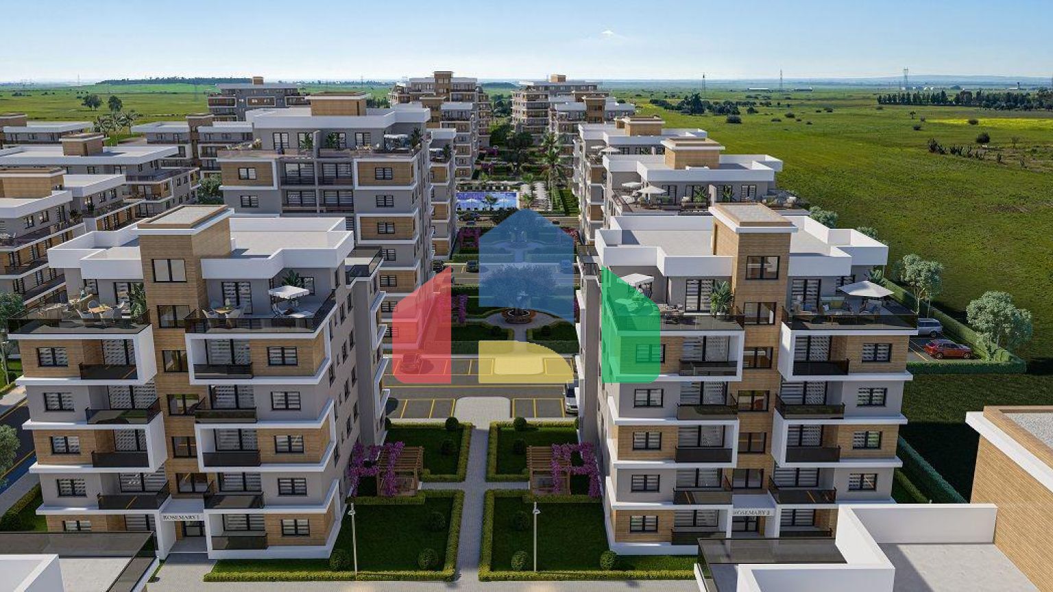 Квартира Penthouse 2+1 (78 м2 c террасой 54 м2) в новом красивом комплексе в Гечиткале