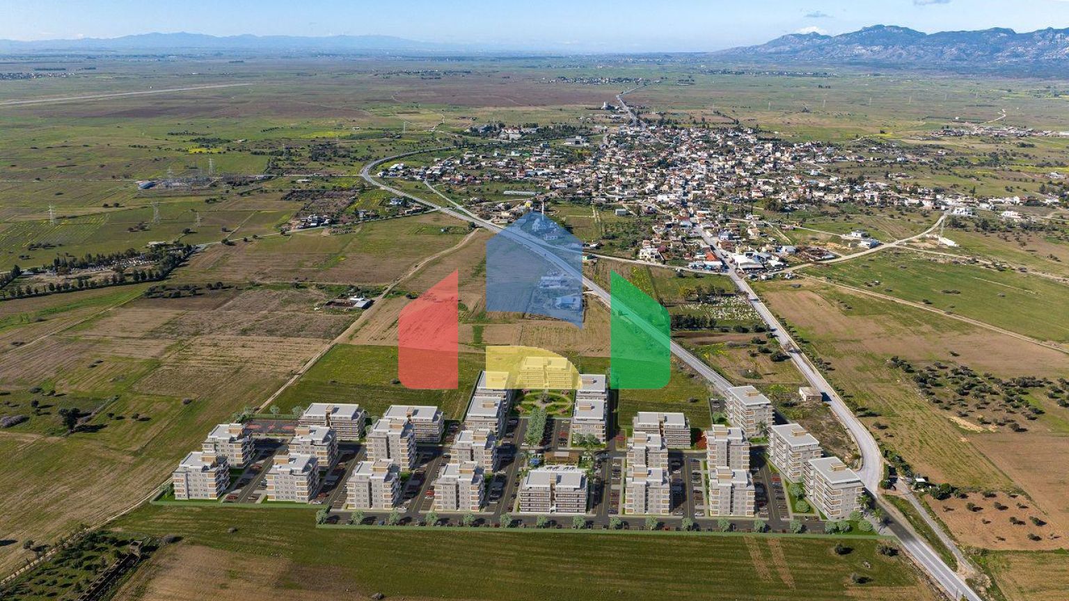 Квартира Penthouse 2+1 (78 м2 c террасой 54 м2) в новом красивом комплексе в Гечиткале