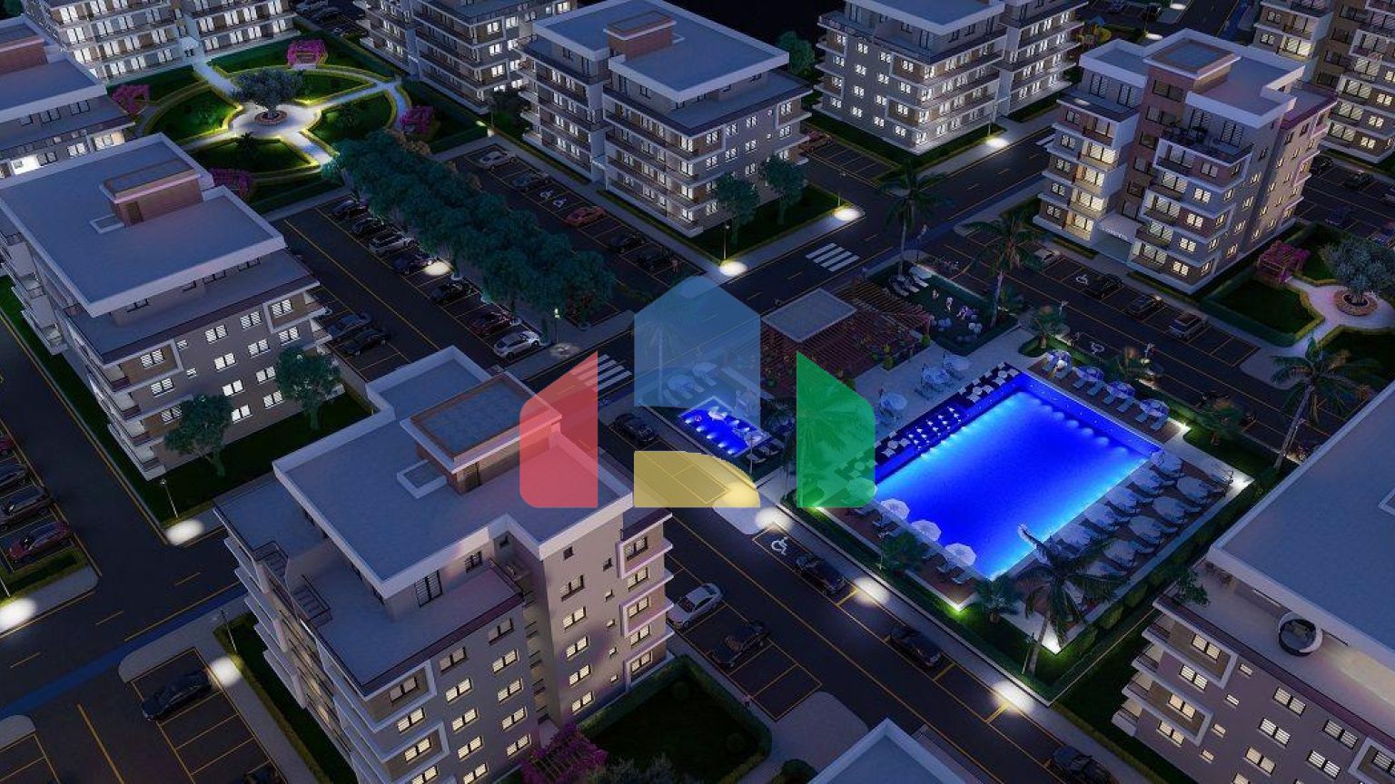 Квартира Penthouse 3+1( 150 м2 ) в  красивом комплексе в Гечиткале