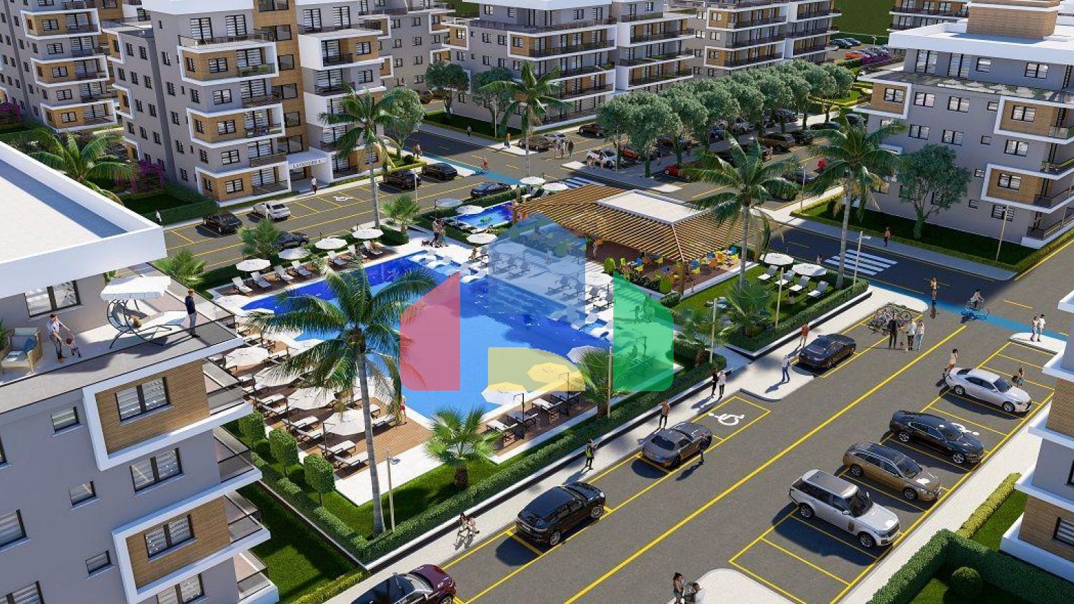 Квартира Penthouse 3+1( 150 м2 ) в  красивом комплексе в Гечиткале