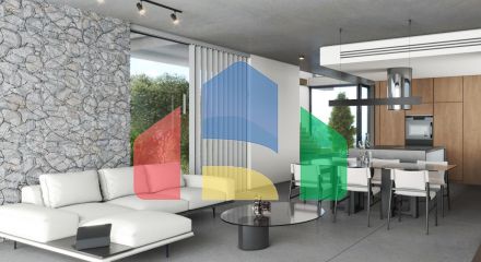 Роскошная вилла 3+1 (183 м2) с бассейном  в 100 метрах от пляжа