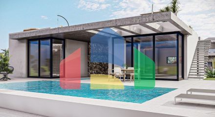 Роскошная вилла 3+1 (183 м2) с бассейном в 100 метрах от пляжа Роскошная вилла 3+1 (183 м2) с бассейном в 100 метрах от пляжа