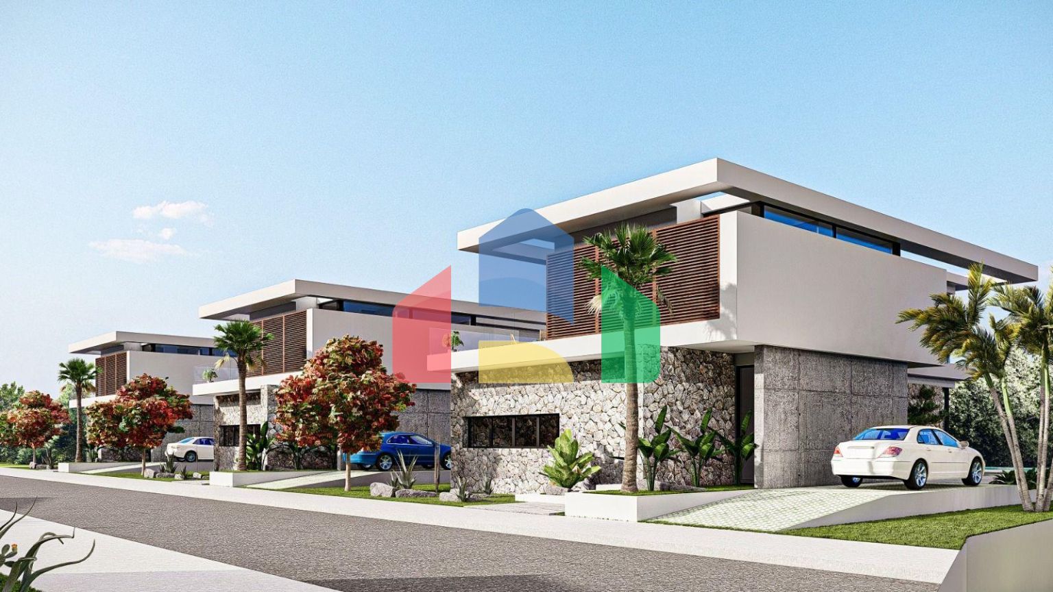 Роскошная вилла 4+1 (200м2) с бассейном  в 100 метрах от пляжа