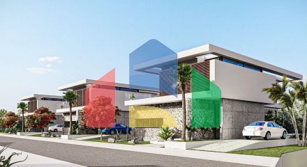 Роскошная вилла 4+1 (200м2) с бассейном  в 100 метрах от пляжа