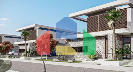 Роскошная вилла 4+1 (200м2) с бассейном  в 100 метрах от пляжа