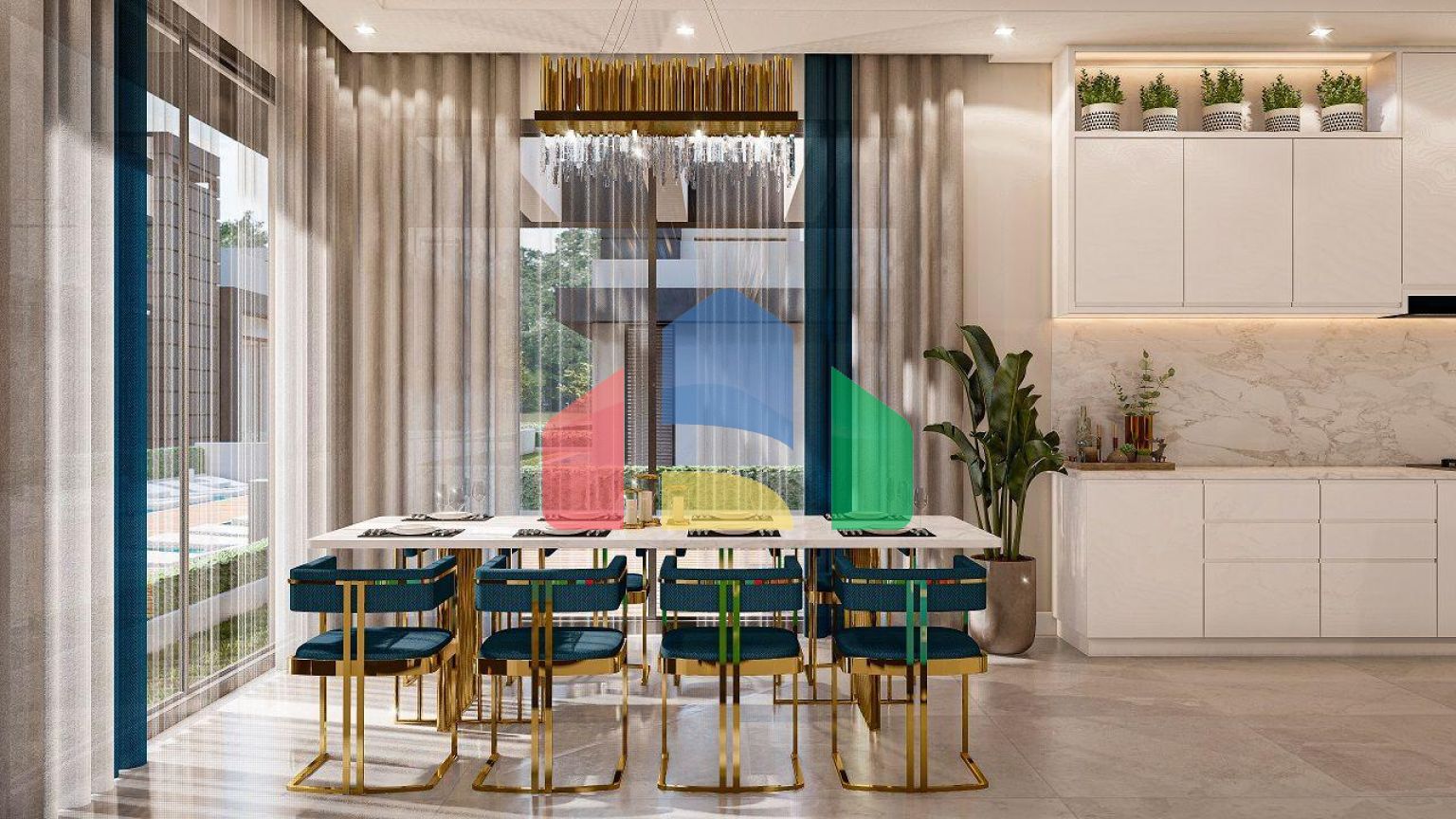 4-комнатное бунгало 200 м2 с собственным участком земли в 1 километре от моря