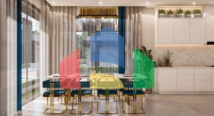 4-комнатное бунгало 200 м2 с собственным участком земли в 1 километре от моря