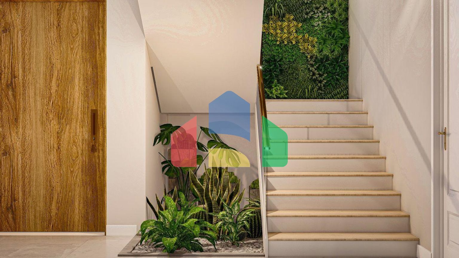 Вилла 4+1 (293 м2) с  собственным участком земли в 1 километре от моря