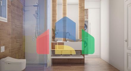 Вилла 4+1 (293 м2) с  собственным участком земли в 1 километре от моря