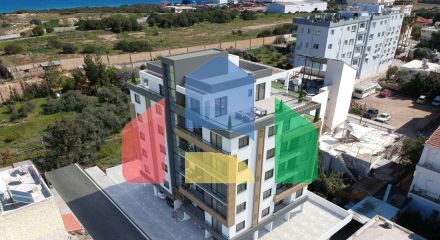 Квартира 2+1 (80 м2) в 400 метрах от моря в Фамагусте