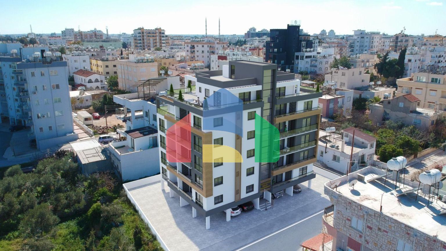 Квартира 2+1 (80 м2) в 400 метрах от моря в Фамагусте