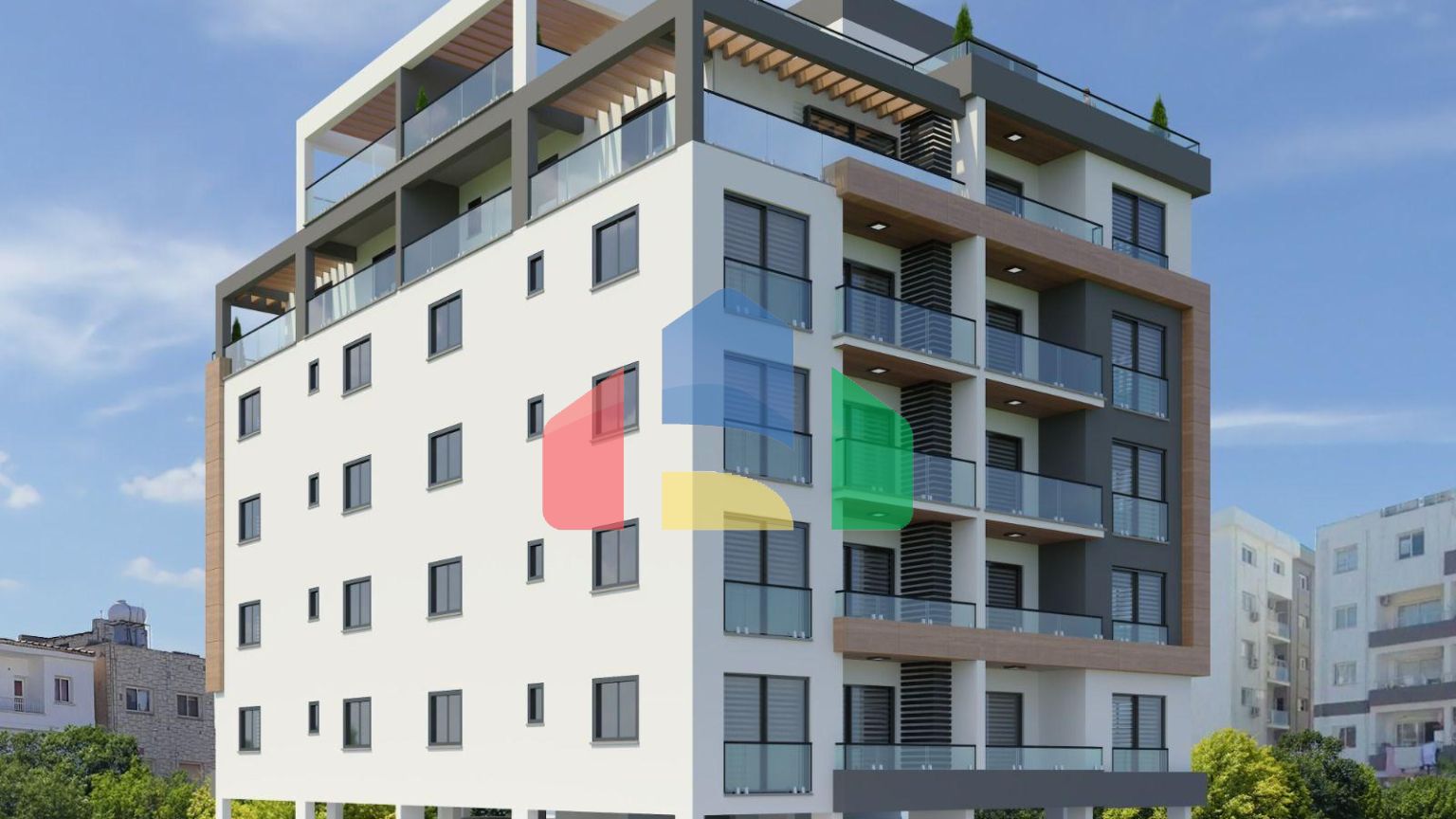 Квартира 2+1 (80 м2) в 400 метрах от моря в Фамагусте