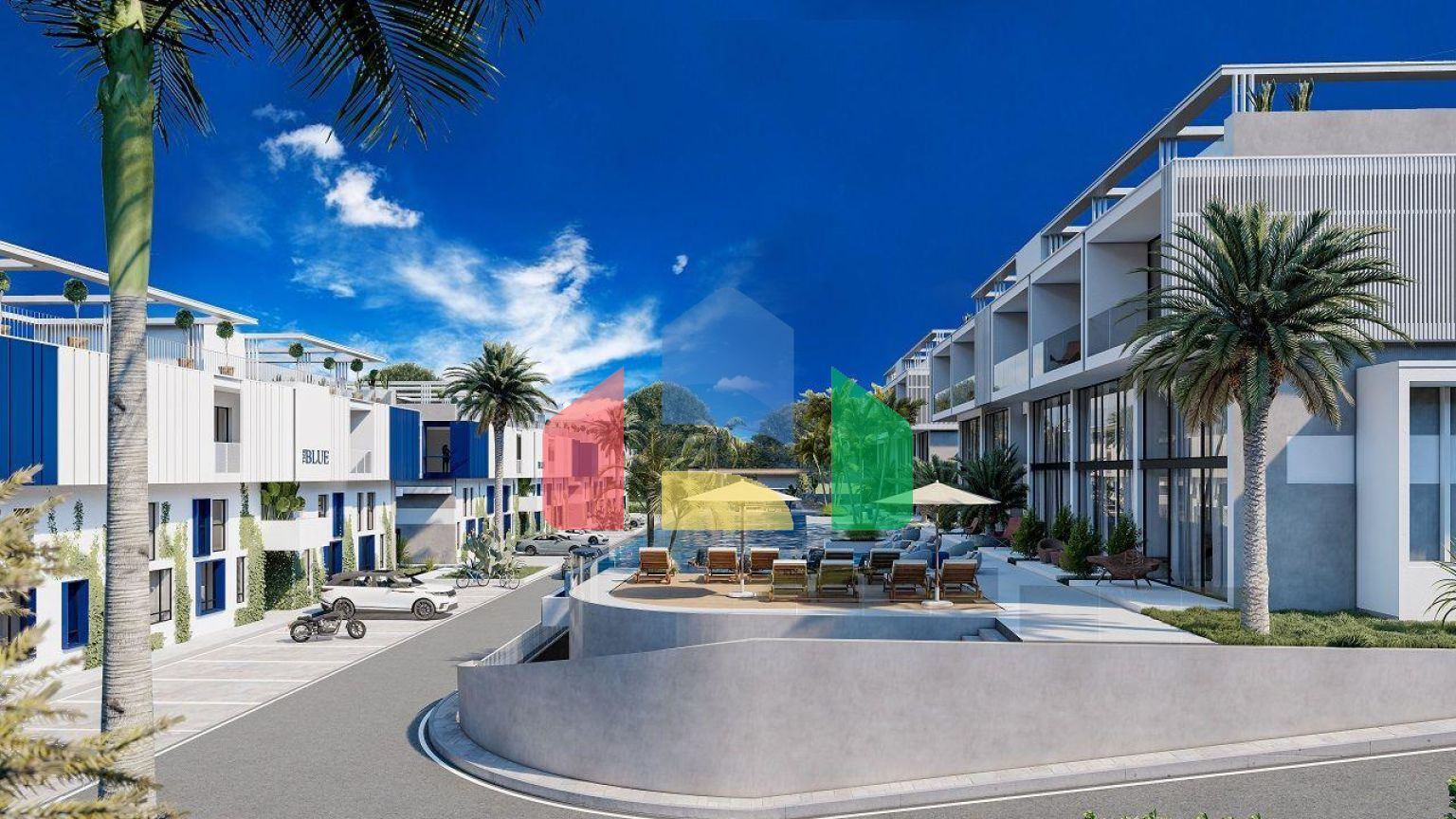 Квартира 1+1 Loft 63 м2 с террасой 10 м2 и садом 22 м2 в Татлысу