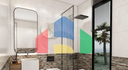 Квартира 1+1 Loft 63 м2 с террасой 10 м2 и садом 22 м2 в Татлысу