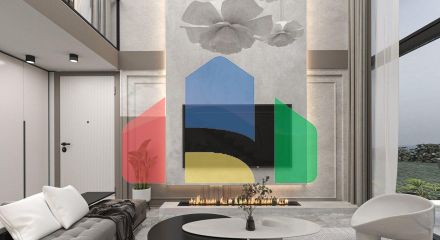 Квартира 1+1 Loft 63 м2 с террасой 10 м2 и садом 22 м2 в Татлысу