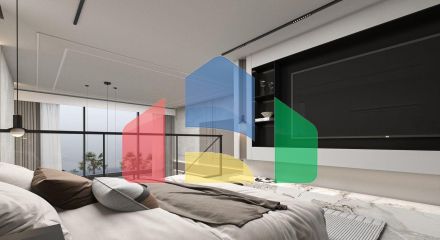 Квартира 1+1 Loft 63 м2 с террасой 10 м2 и садом 22 м2 в Татлысу