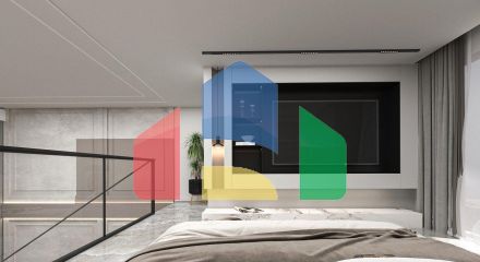 Квартира 1+1 Loft 63 м2 с террасой 10 м2 и садом 22 м2 в Татлысу