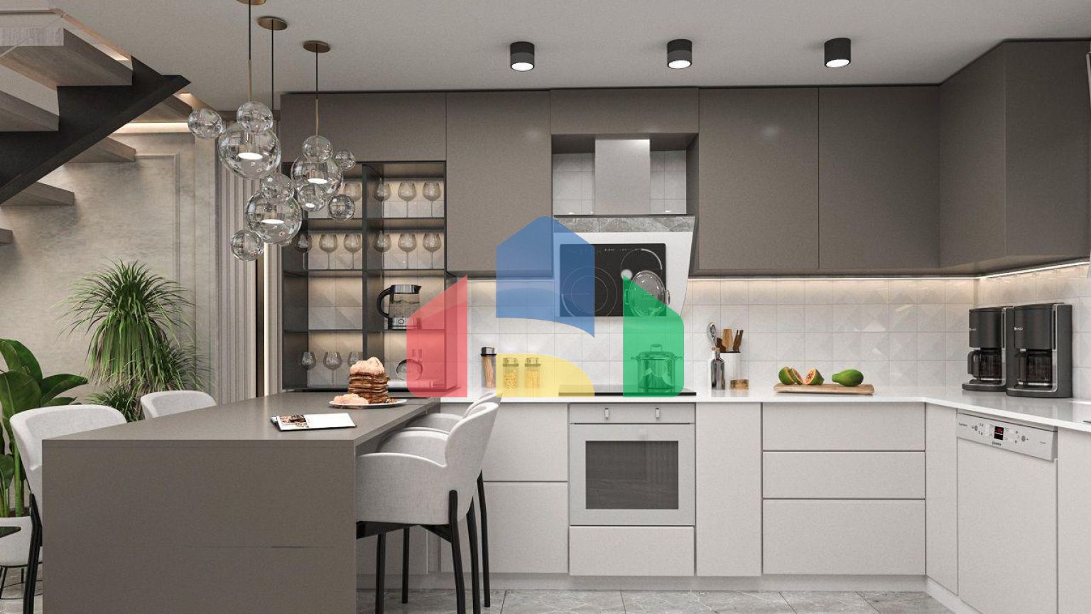 Квартира 1+1 Loft 63 м2 с террасой 10 м2 и садом 22 м2 в Татлысу