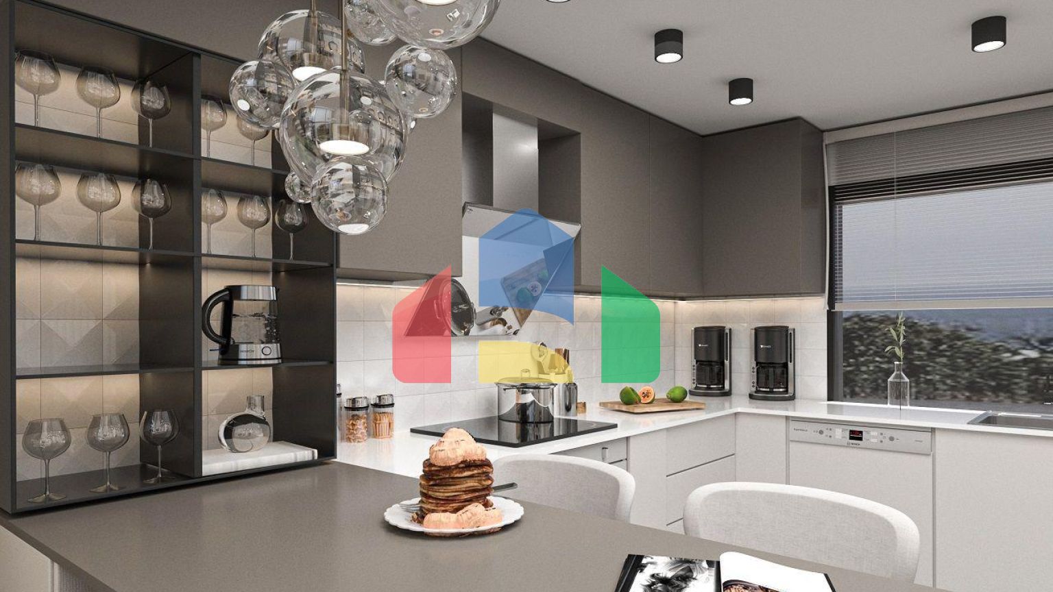 Квартира 1+1 Loft 63 м2 с террасой 10 м2 и садом 22 м2 в Татлысу