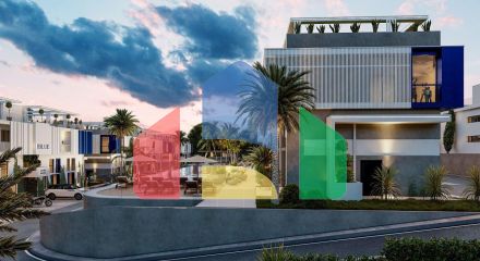 Квартира 1+1 Loft 63 м2 с террасой 10 м2 и садом 22 м2 в Татлысу