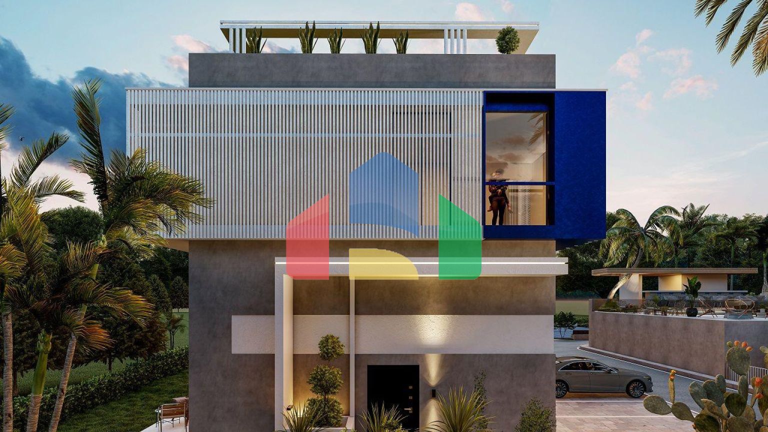 Квартира 1+1 Loft 63 м2 с террасой 10 м2 и садом 22 м2 в Татлысу