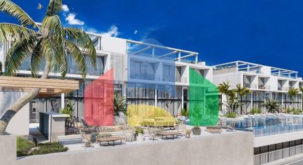 Apartment 1 + 1 Penthouse 48 m2 with a terrace 34m2 in Tatlysu
