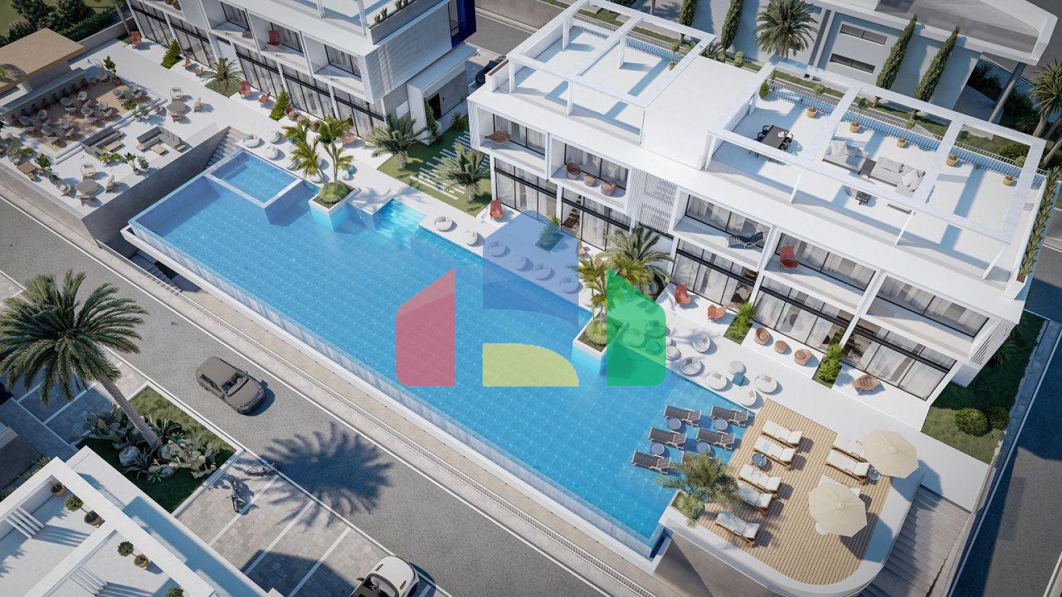 Квартира 1+1 Penthouse 48 м2 c террасой 34м2 в Татлысу