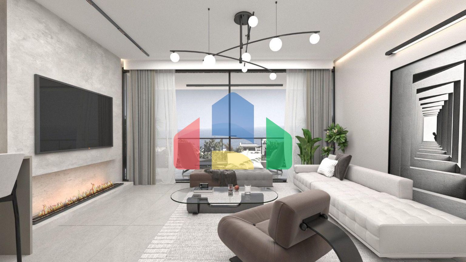 Квартира 1+1 Penthouse 48 м2 c террасой 34м2 в Татлысу